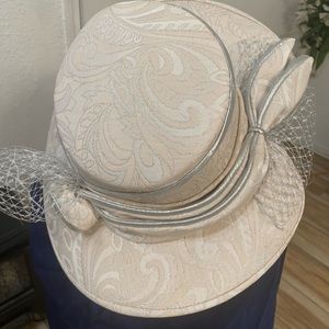 Silver church hat